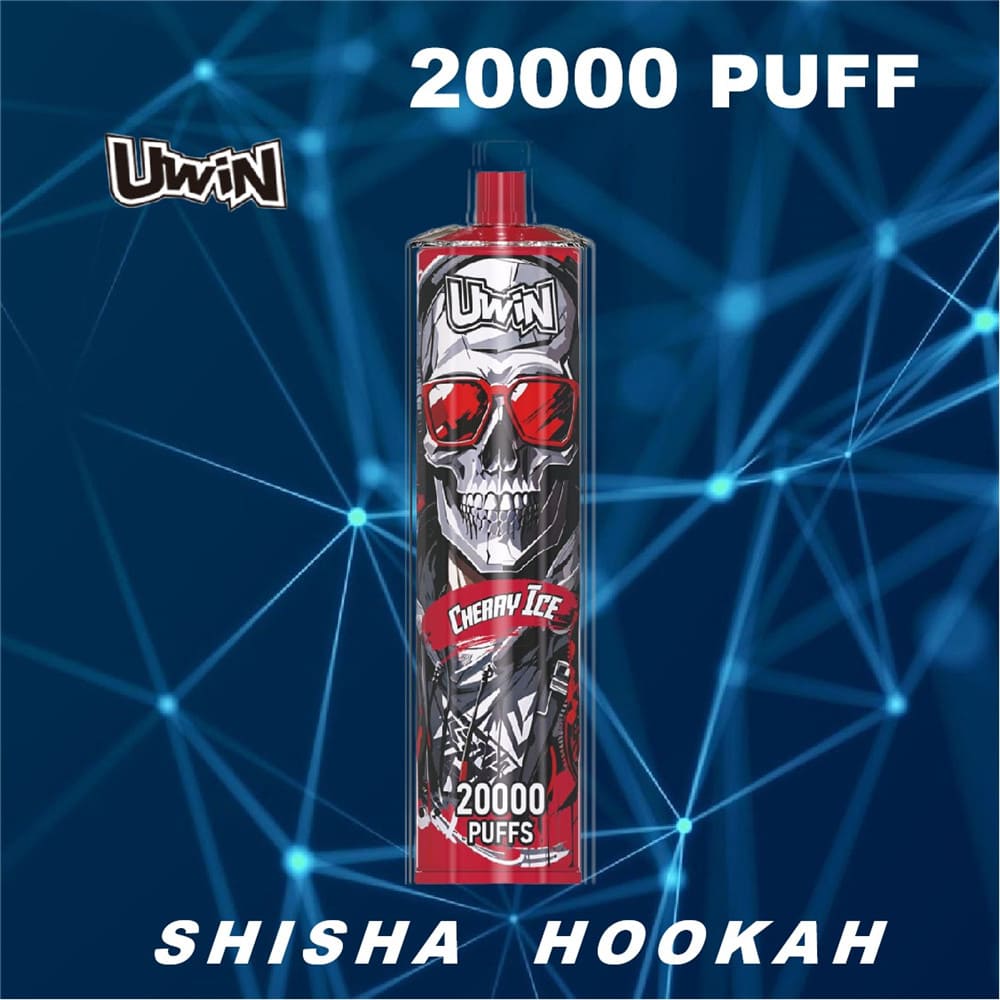 Uwin Shisha Hookah Crystal 20000 Vape Desechable Hielo de Cereza Uwin Shisha Hookah Crystal 20000 Vape Desechable Hielo de Cereza