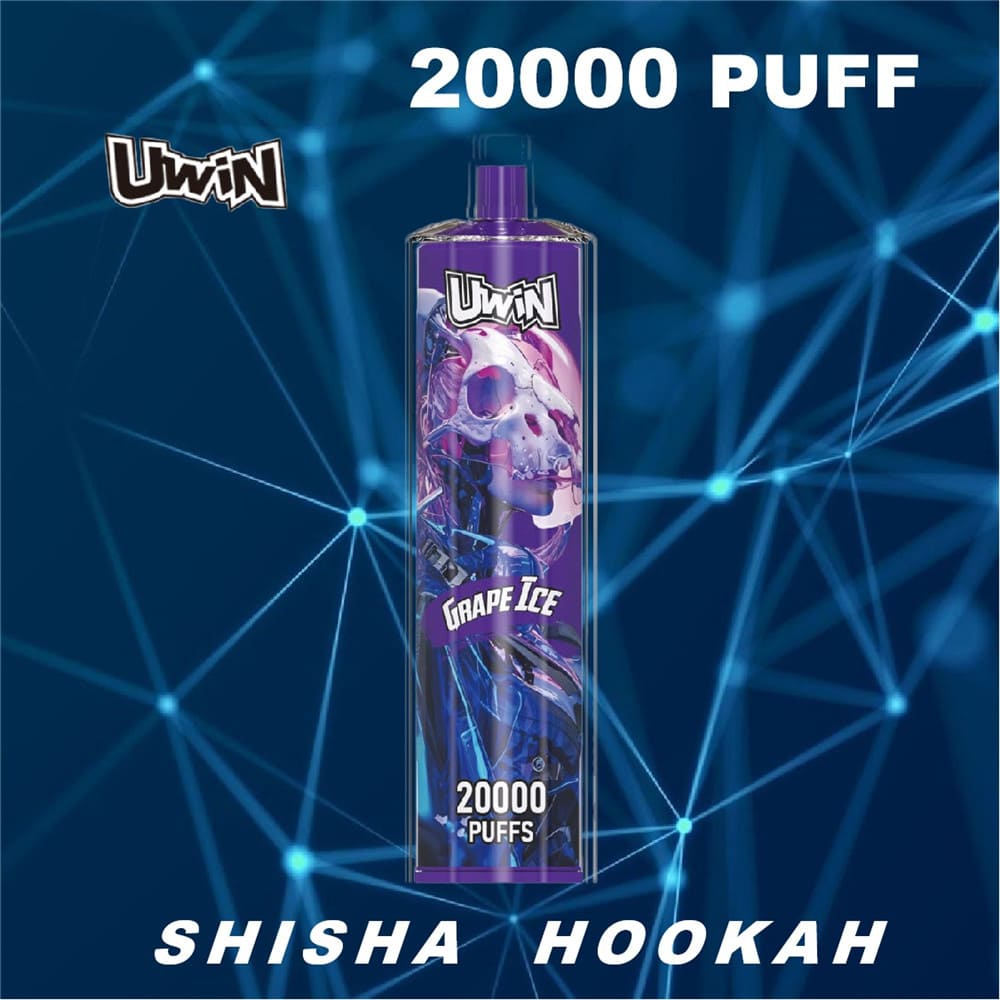 Uwin Shisha Hookah Crystal 20000 Vienkartinis Garintuvas Vynuogių ledas Uwin Shisha Hookah Crystal 20000 Vienkartinis Garintuvas Vynuogių ledas