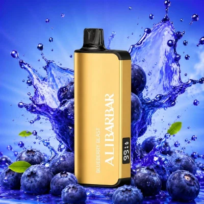 ALIBARBAR AT 9000 Puffs BLÅBÆR BLAST Smag Vape Engros