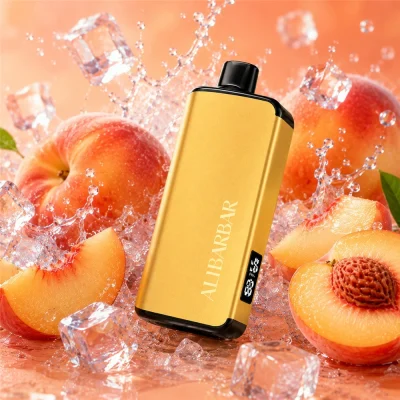 Alibarbar Ingot 9k engangs-vape ferskenis-smag