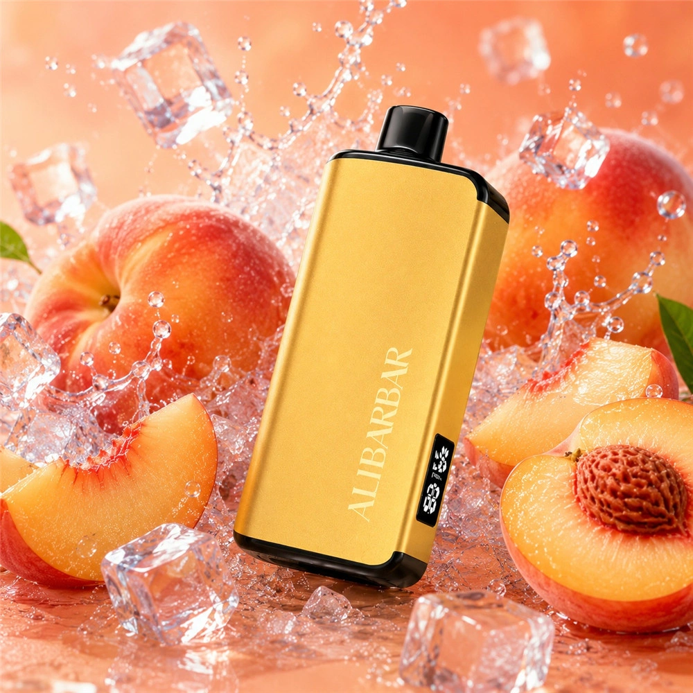 Alibarbar Ingot 9k engangs-vape ferskenis-smag Alibarbar Ingot 9k engangs-vape ferskenis-smag